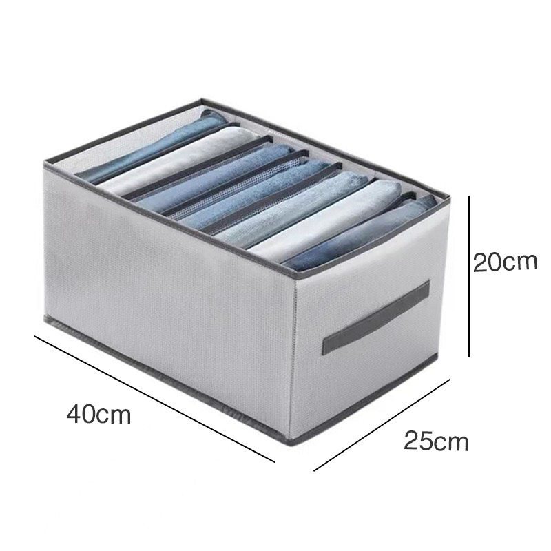 Hộp 9 Ngăn Khung Nhựa Đựng Quần Áo, Sách Vở Có Thể Giặt Được Sắp Xếp Gọn Gàng