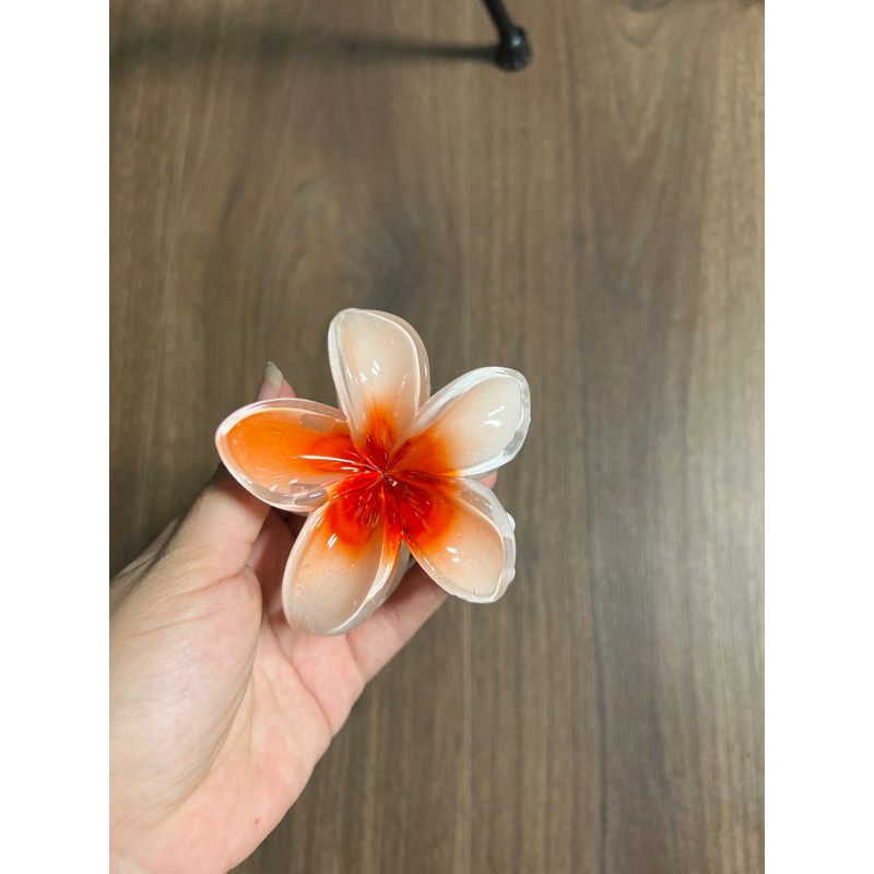 Kẹp Tóc Hoa Sứ 8cm Nhiều Màu Sắc Thích Hợp Đễ Đi Biển