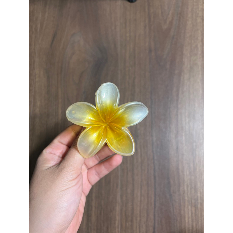 Kẹp Tóc Hoa Sứ 8cm Kẹp Tóc Càng Cua Kẹp Tóc Đi Biển Nhiều Màu Sắc Rực Rỡ Dành Cho Bạn Gái