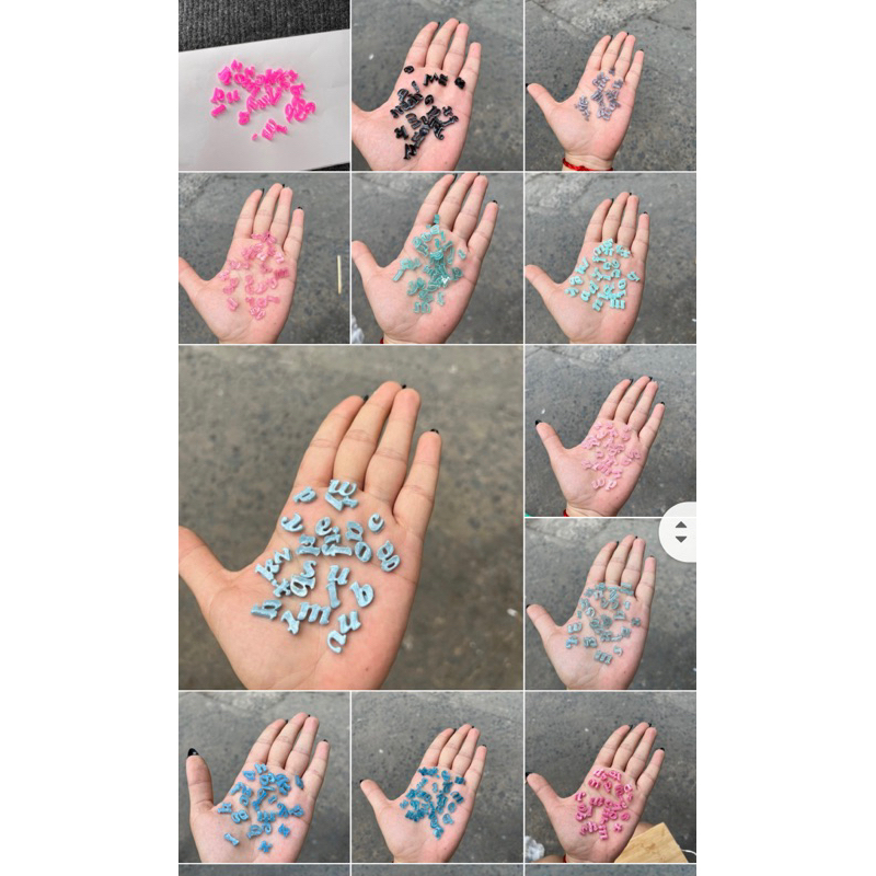 [ Không Phải Kẹp - Đi Đơn Từ 5 Chữ ] Charm Chữ Charm Nơ Đính Kẹp Tóc Custom Đủ Màu Sắc Lựa Chọn