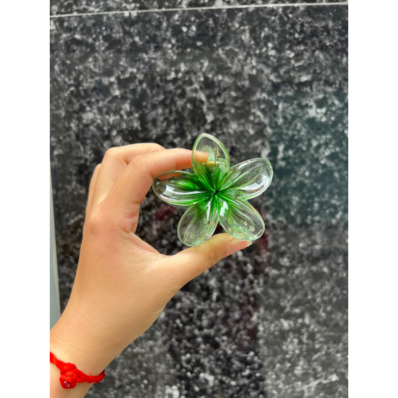 Kẹp Tóc Hoa Sứ 8cm Dành Cho Bạn Gái Thích Hợp Đễ Đi Biển Tặng Quà