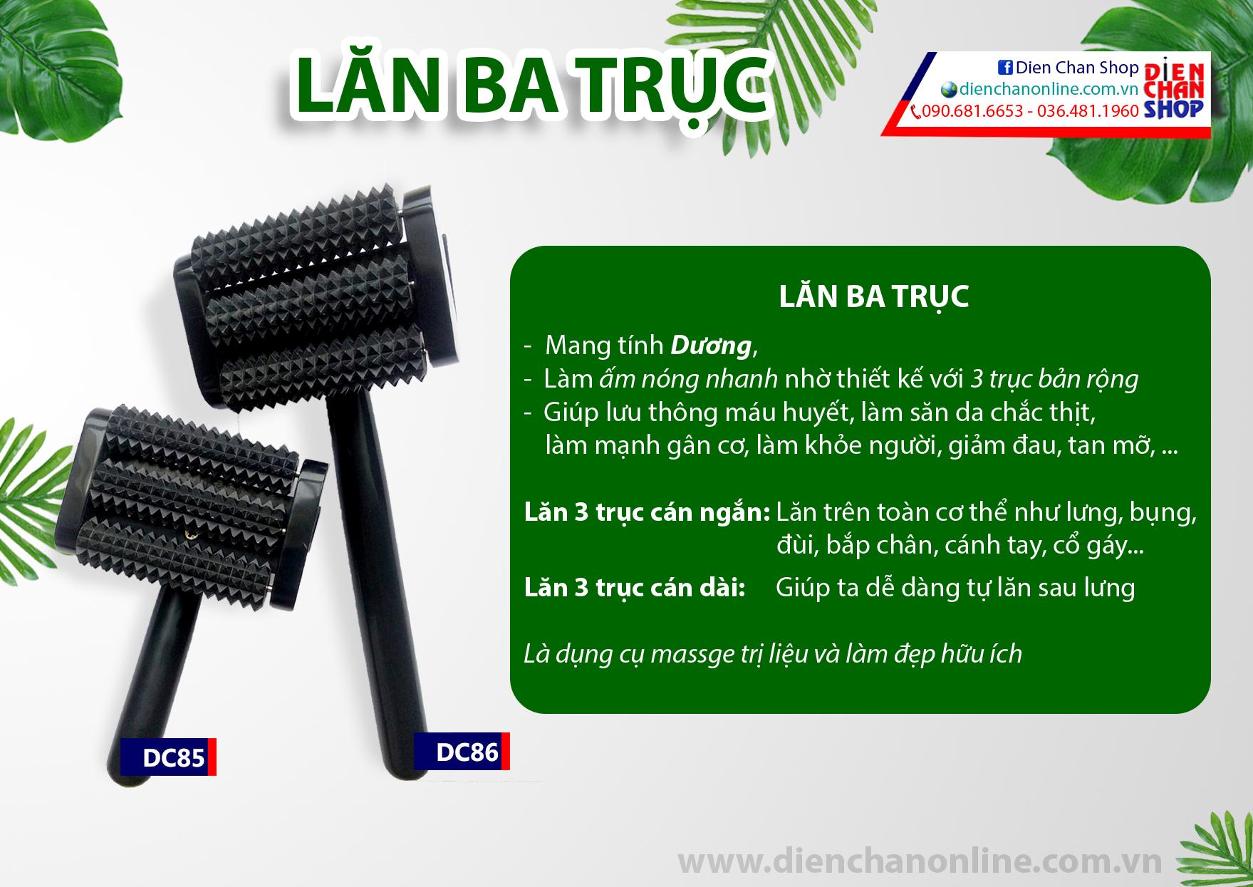 CÁCH SỬ DỤNG DỤNG CỤ LĂN BA TRỤC