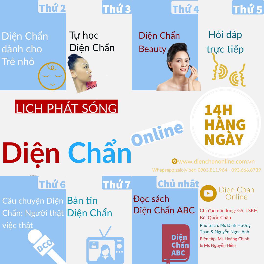 CHƯƠNG TRÌNH PHÁT SÓNG CỦA DIỆN CHẨN ONLINE
