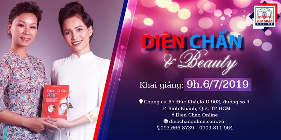 Khóa học cuối tuần Diện Chẩn và Làm Đẹp tháng 7/2019