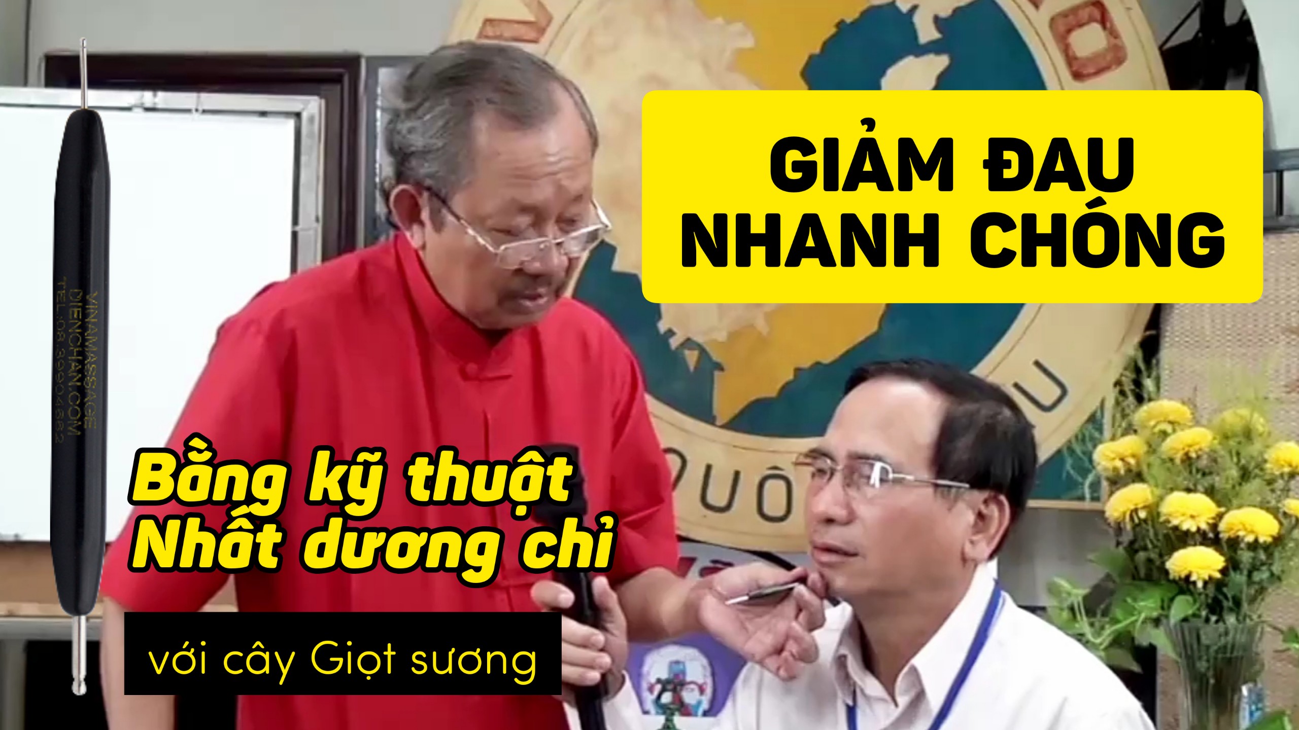 Giảm đau nhanh chóng bằng kỹ thuật Nhất dương chỉ với cây giọt sương
