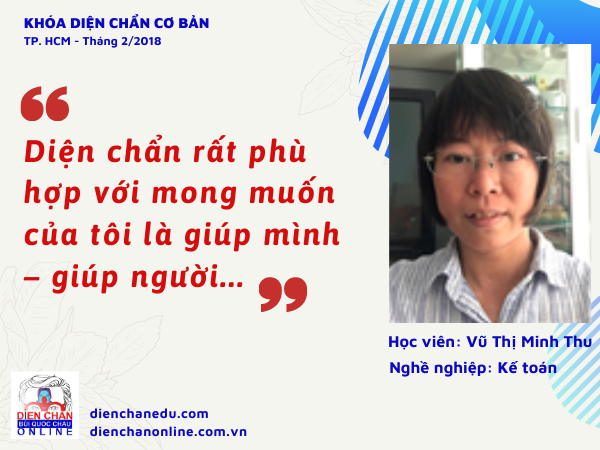 HỌC VIÊN VŨ THỊ THU MINH- BÀI THU HOẠCH KHÓA DIỆN CHẨN CƠ BẢN