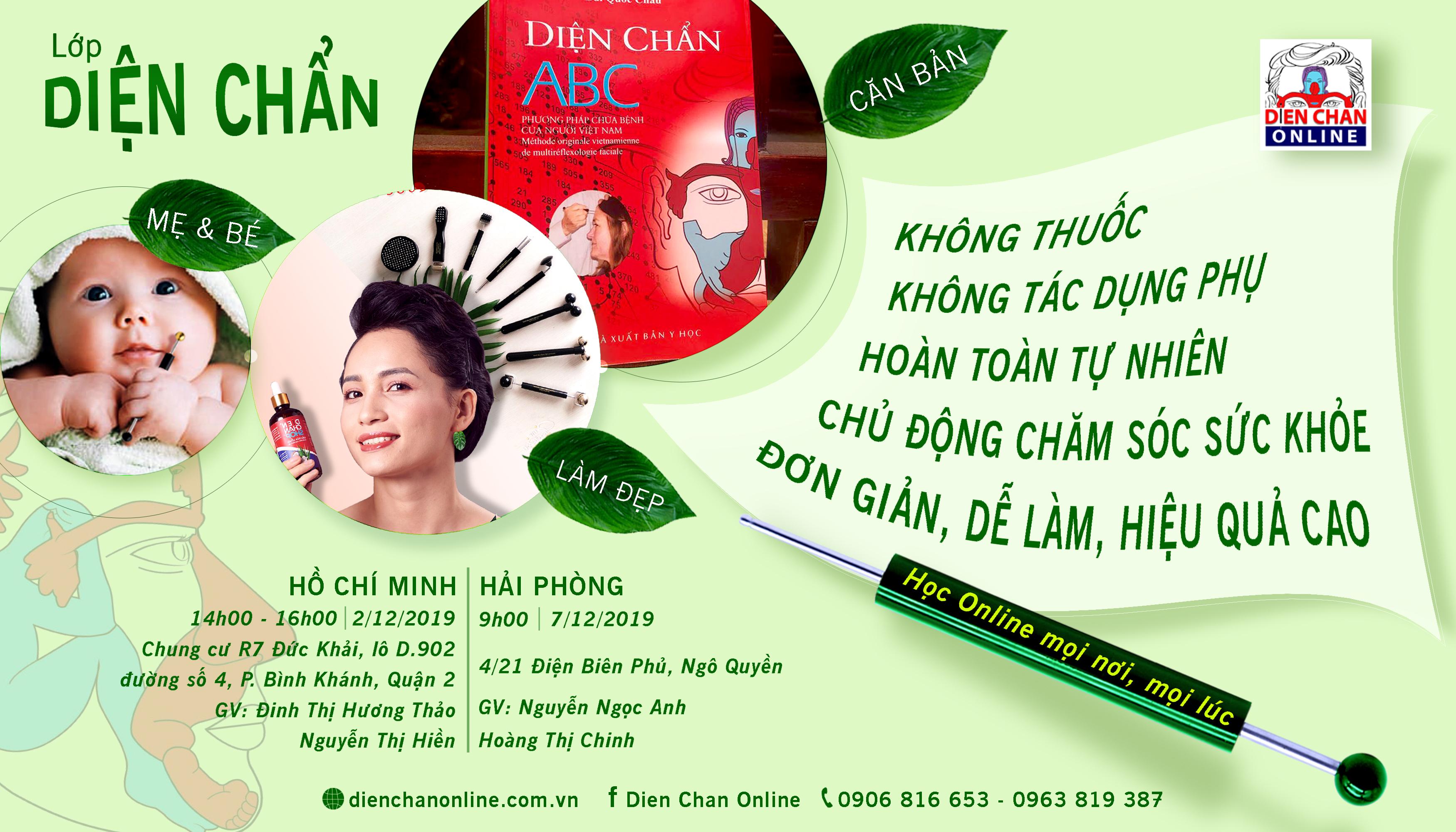 Chiêu sinh lớp Diện Chẩn tháng 12/2019