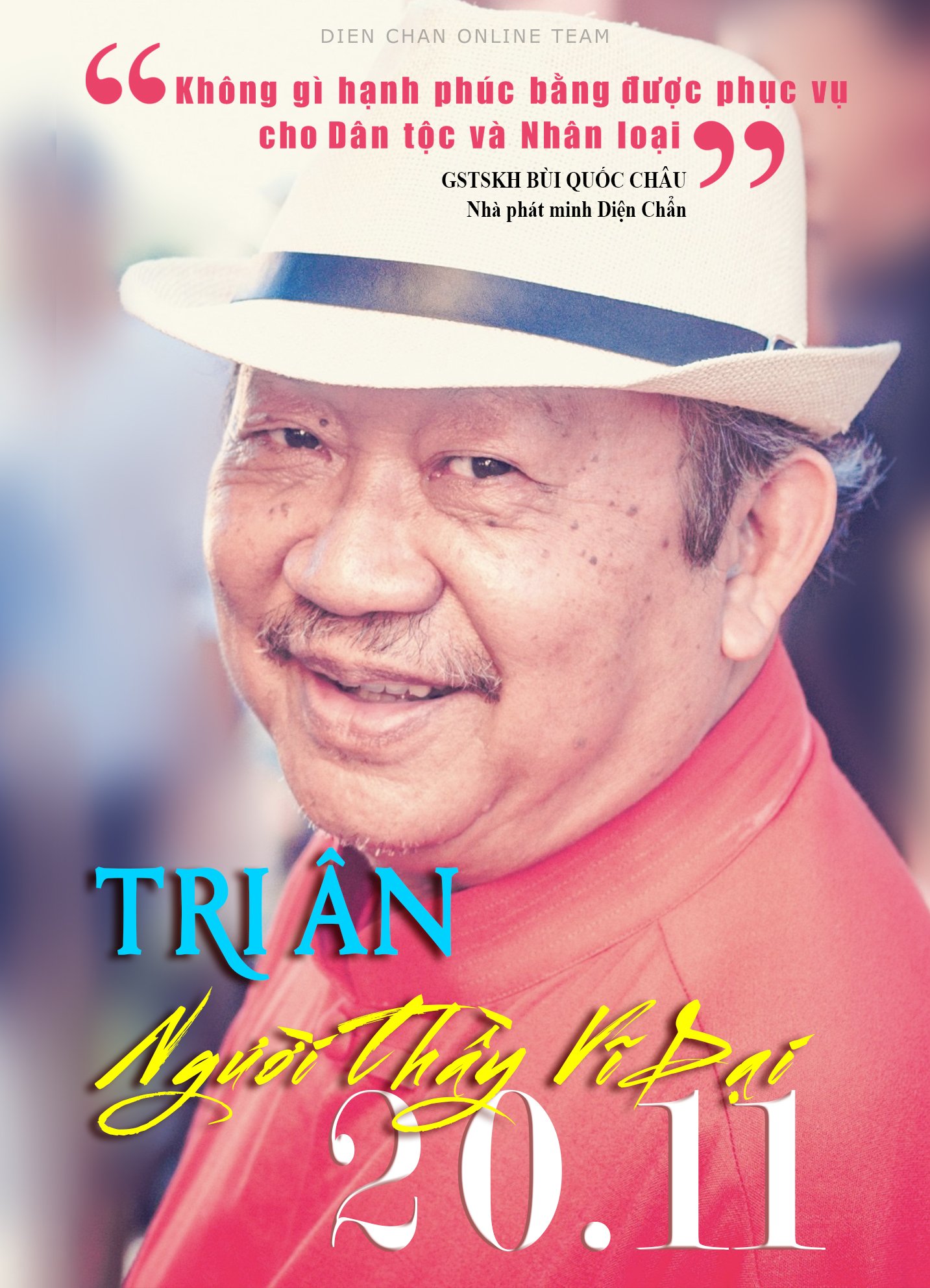 DIỆN CHẨN BÙI QUỐC CHÂU 39 NĂM (26/3/1980-26/3/2019)