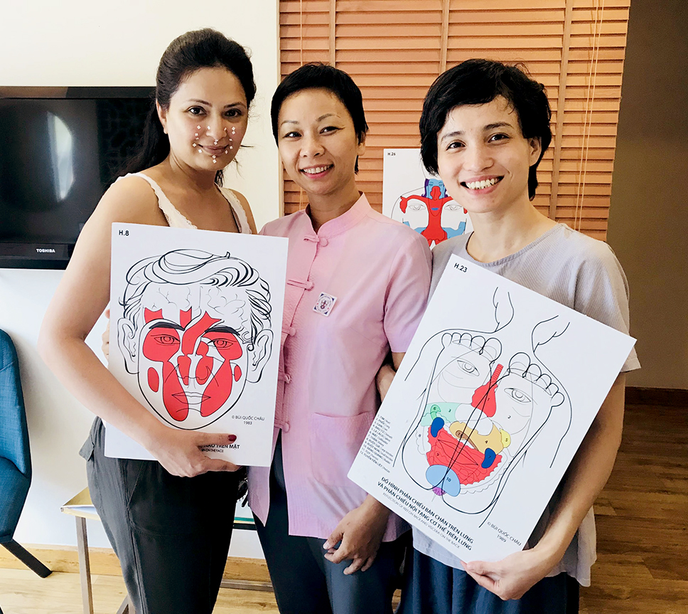 Dien Chan in English online and offline class