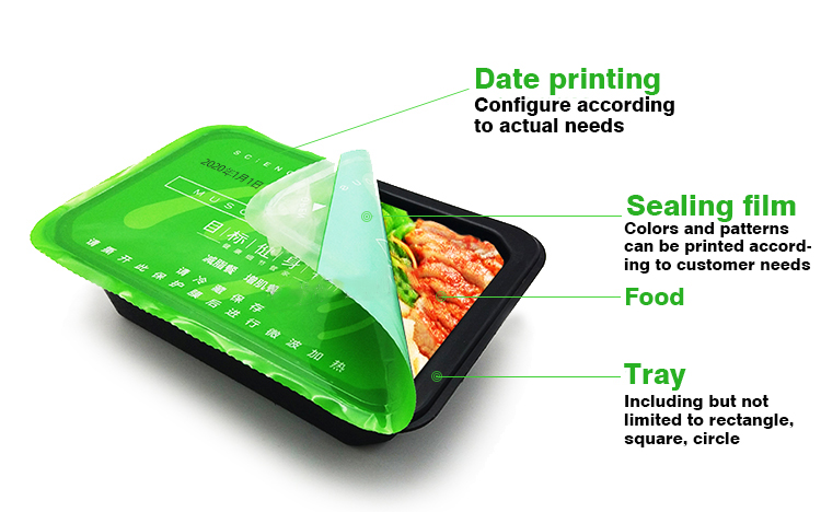 MÁY DÁN MIỆNG KHAY TÍCH HỢP HÚT CHÂN KHÔNG, MAP KHÍ