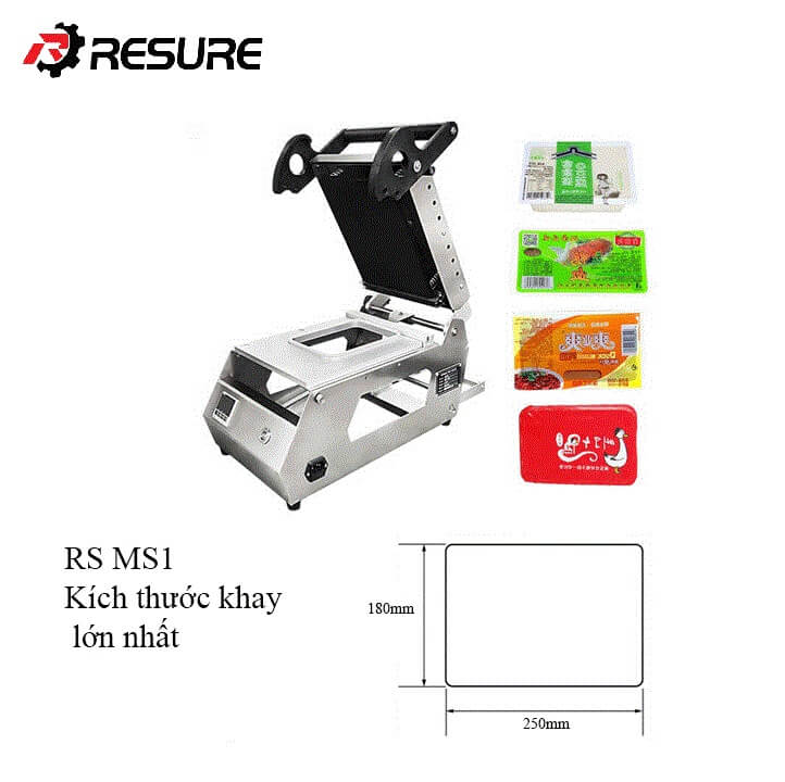 Máy Dán Miệng Khay Nhựa Thủ Công Size Khay Nhỏ, Dễ Thay Khay✅