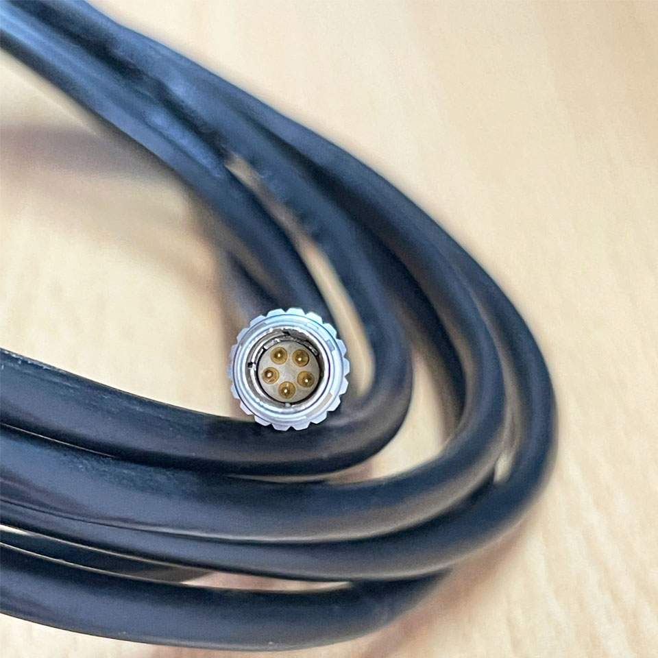 Cáp Điều Khiển Ghi Hình Simple 3-Pin Fischer Trigger Cable Lemo 5 Pin Male to Công Tắc Bấm Tay Dài 3M For High-End Camera ARRI Alexa Mini Amira Or Via Port Expanders D-Box or B-Box on RED or Sony VENICE Camera Systems.