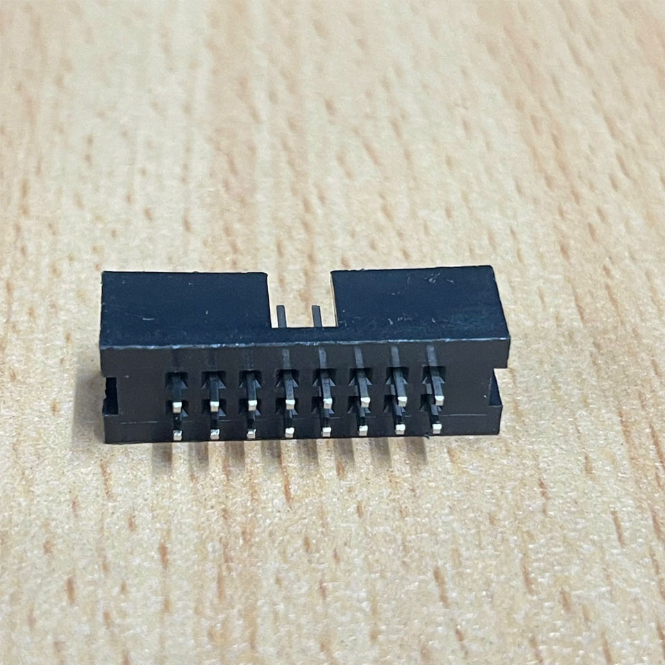 Đầu Hàn Cáp IDC 16 Pin Male Header Socket Connector 2.54mm 2x20 Straight Male Shrouded Box Header PCB IDC Connector