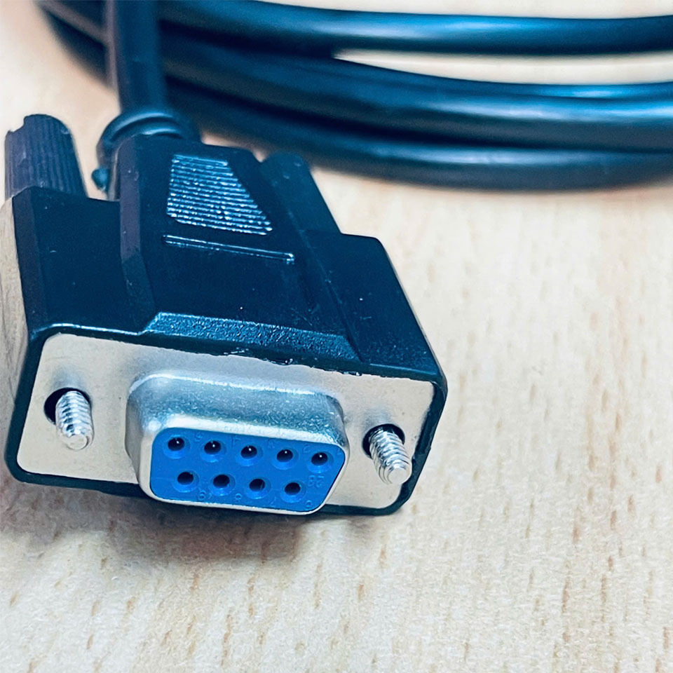 Cáp Điều Khiển RS232 Communication FBS-232P0-9F-150 Dài 2M Cable Mini Din 4 Pin to DB9 Female For Download of Software or Update Data FATEK FBS Series PLC