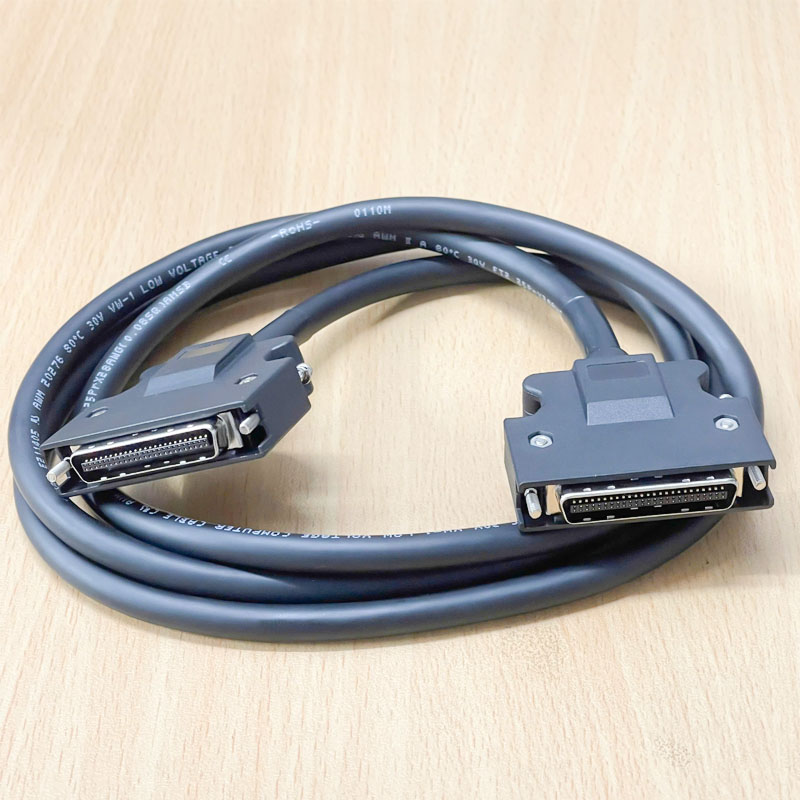 Cáp SCSI MDR 50 Pin Male to MDR 50 Pin Male Dài 1.5M 50 Core CN1 I/O Terminal Board Servo Connector For Servo Drive Yaskawa Panasonic Mitsubishi