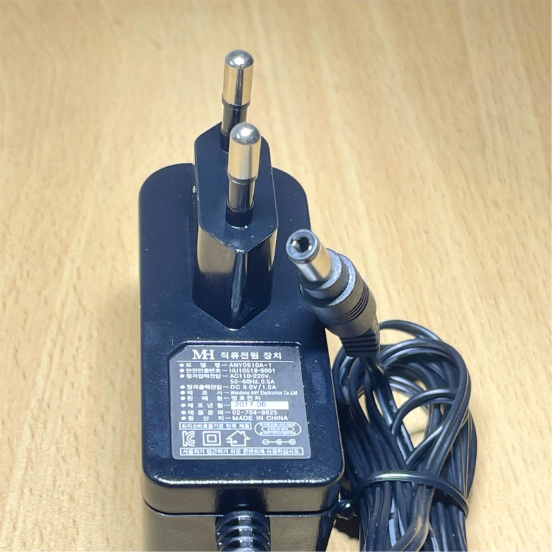 Chuyển nguồn Adapter MH ANY0910A-1, 9V 1A Chân cắm DC Size 5.5mm x 2.5mm