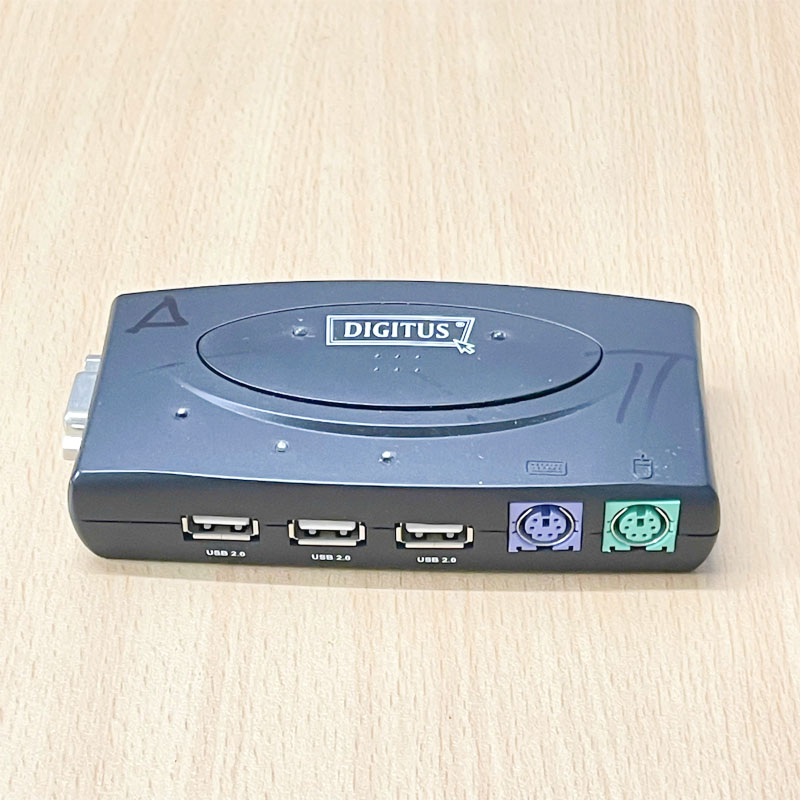 Bộ KVM Switch DIGITUS DC-11201-1 1User (PS/2 &USB), 2Pcs (USB).