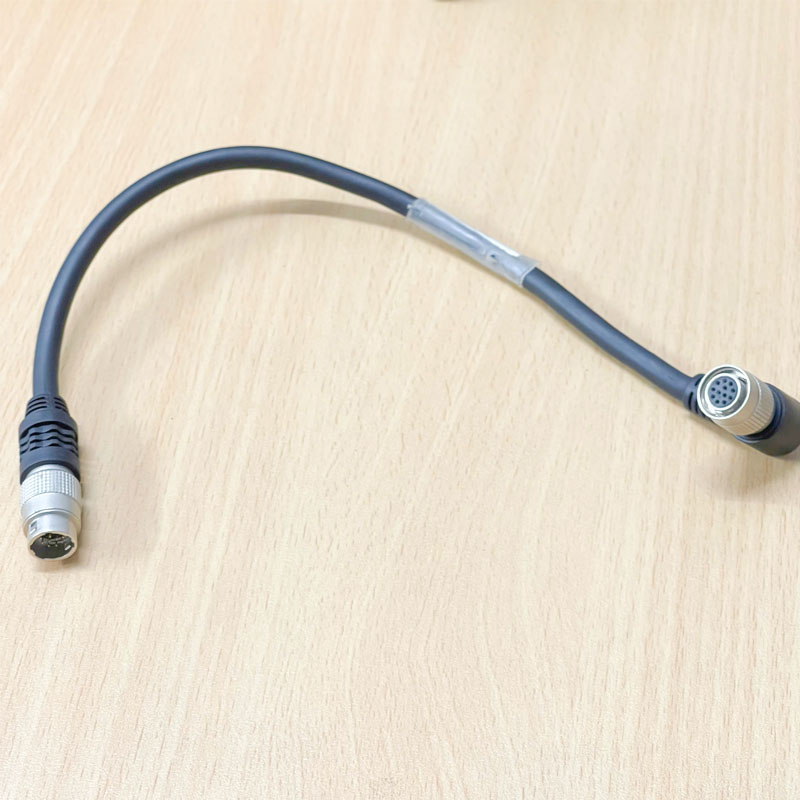 Cáp Hirose 10J-0.3M-N-3H Cable HR10A-10TP-12P(73) 12 Pin Male to HR10A-10P-12S(73) Dài 0.3M