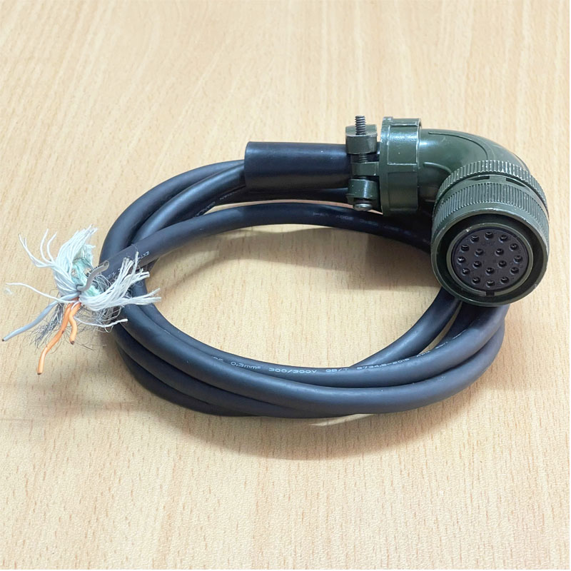 Cap Encoder Motor Cáp Encoder Servo 20-29S 17 Pin Female to 4 Core Open End Dài 2M