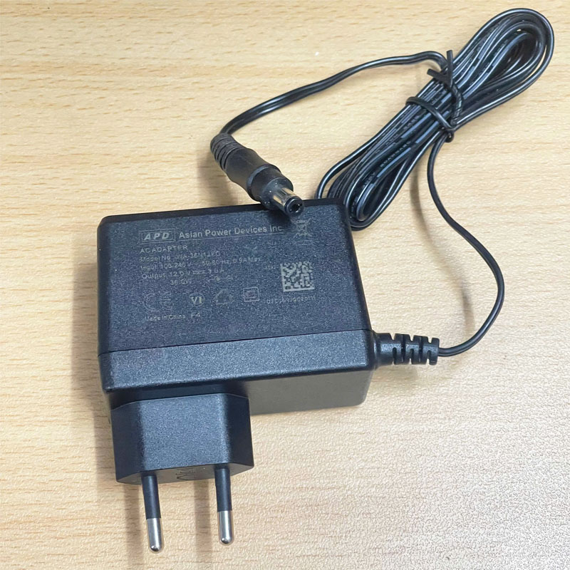 Adapter APD 12V 3A 36W W-36N12FG Connector Size 5.5mm x 2.1mm