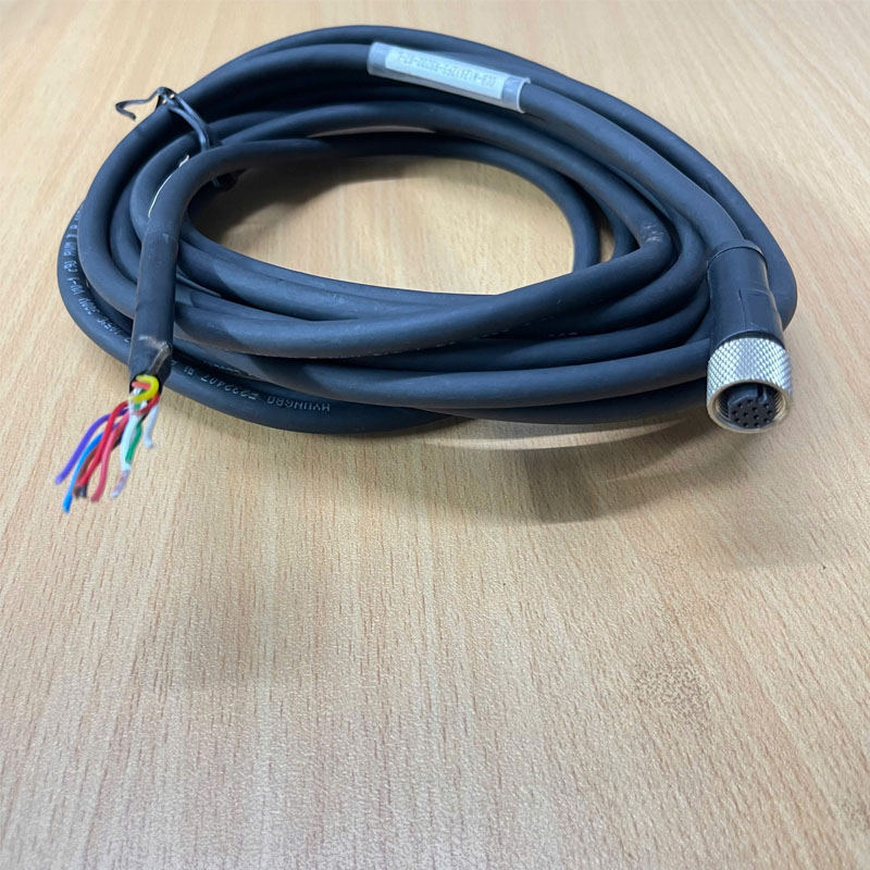 Cáp Original Cognex CCB-M12X12FS-RS232-07-L I/O & Power Dài 7M Cable M12 12 Pin A-Code Female Connector to 12 Core Flying Leads For Camera Cognex 5000 Series Vision System