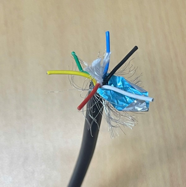 Cáp Điều Khiển 6 Lõi Có Lưới Chống Nhiễu Tiết Diện Lõi: 0.32mm2  6Cx22AWG OD 6.0mm
