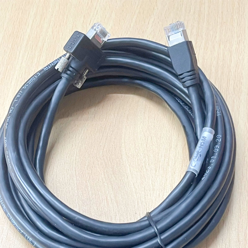 Cáp mạng C-GigE-N5M CAT5E SFTP Screw Lock Horizontal Dài 5M For HikVision MV-ACC-01-1102-Xm