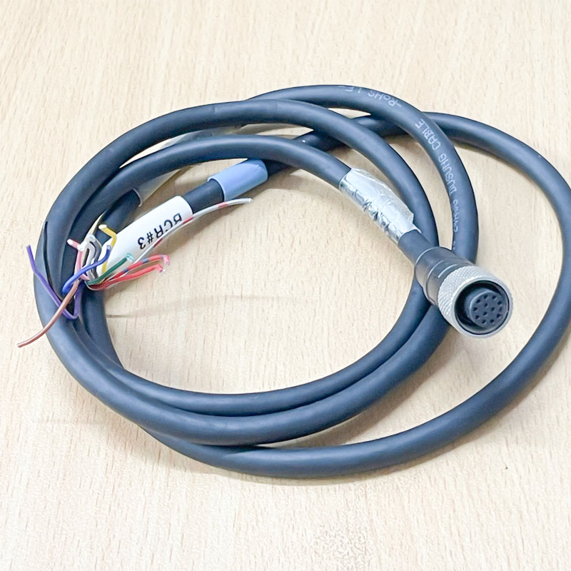 Cáp DK-G-DM300-M12I/0-F12SR-3M-N Dài 1.2M Cable M12 A-Code 12 Pin Female to 12 Core Open Wire For Cognex Industrial Camera