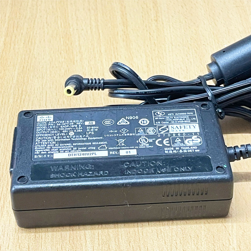 Chuyển nguồn Adapter Cisco 48V 0.38A EADP-18FB B DC Size Conector 5.5mm x 2.5mm for Cisco, IP Phone VoIP Telephone