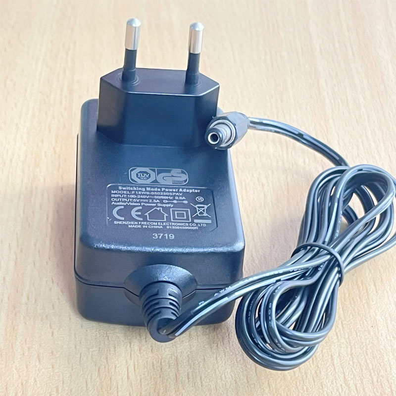 Adapter 5V 2.5A OGS F18W6-050250SPAV Chân Cắm DC Size 5.5mm*2.1mm  For Ethernet Media Converter, Máy Hút Ẩm Mini