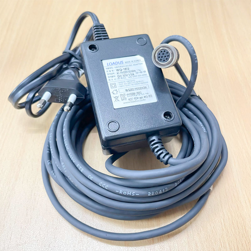 Chuyển nguồn Adapter 12V 1.5A 18W LOADUS WQ-1812 SP-12P-ADAP-7WR Connector Size Hirose HR10A-10P-12S(73) 12 Pin Female Dài 7M dùng cho Camera Basler