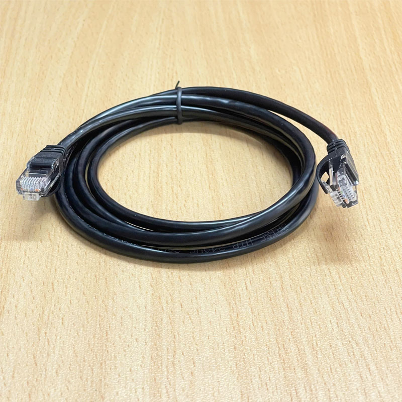Dây Nhảy CAT5E UTP Patch Cord Ethernet 10/100/1000 Cable 4PR 24AWG RJ45 to RJ45 Colour Black Length 1.5M