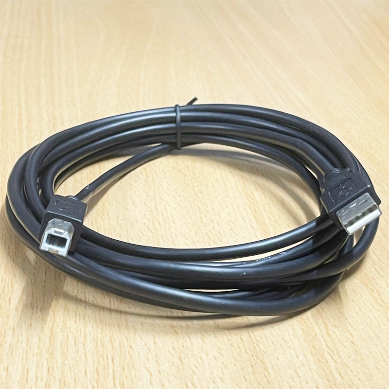 Cáp Lập Trình USB 2.0 Type A Male To Type B Male 3.5M For Printer PLC HMI Colour Black