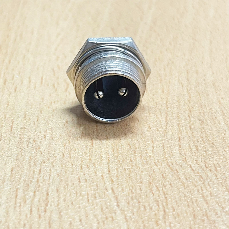 Đầu Rắc Hàn Connector GX16 Jack 2 Pin Male Rear Mount