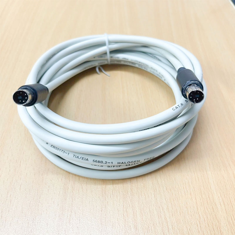 Cáp Kết Nối Thiết Bị Họp Trực Tuyến Logitech Group Video Conferencing Mini DIN 6 Pin Male to Mini DIN 6 Pin Male Dài 5M Extended Grey Cable For Camera or Speakerphone Microphone