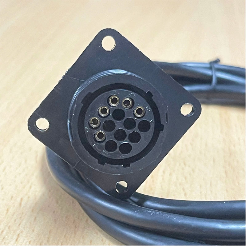Cáp Chuyển Đổi SMEMA D-sub 14-pin Female to RJ12 6P6C Male Dongle Dài 1.8M Sử Dụng Kết Nối Tín Hiệu Giữa Các Máy Trong Dây Chuyền SM
