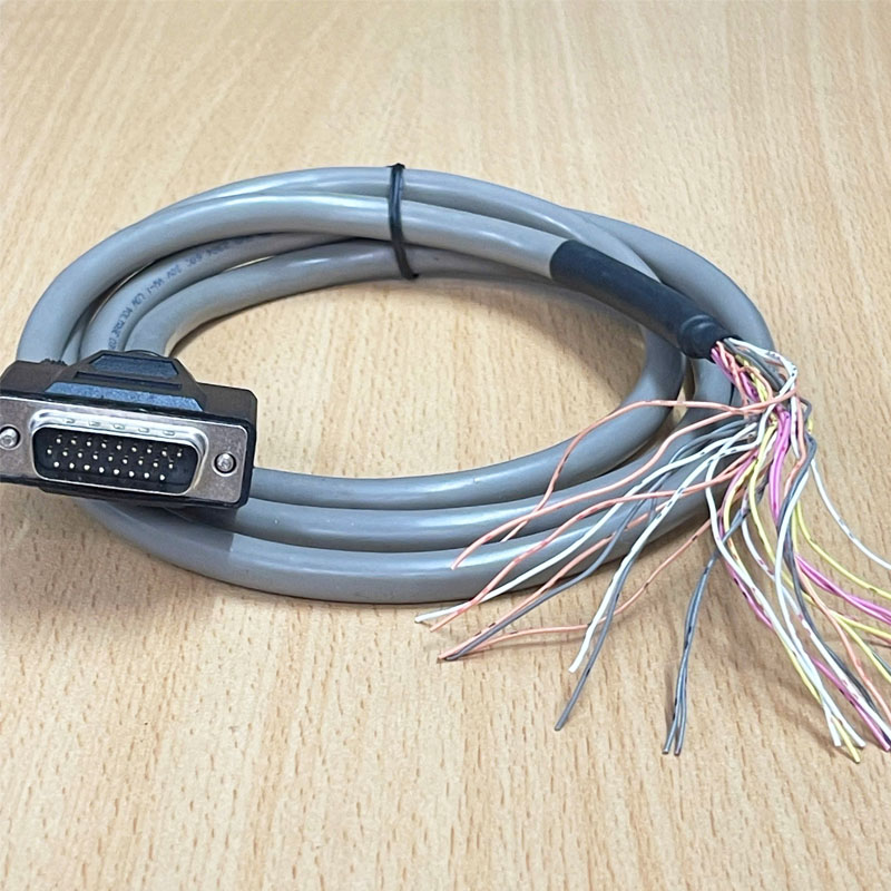 Cáp Kết Nối CBL EXT 25' I/O 26P HD/OPEN 100-240-392 Dài 1.5M Cable COM DB26 Pin Male to 26 Core Open Wire For Máy Hàn Siêu ÂM Herrmann