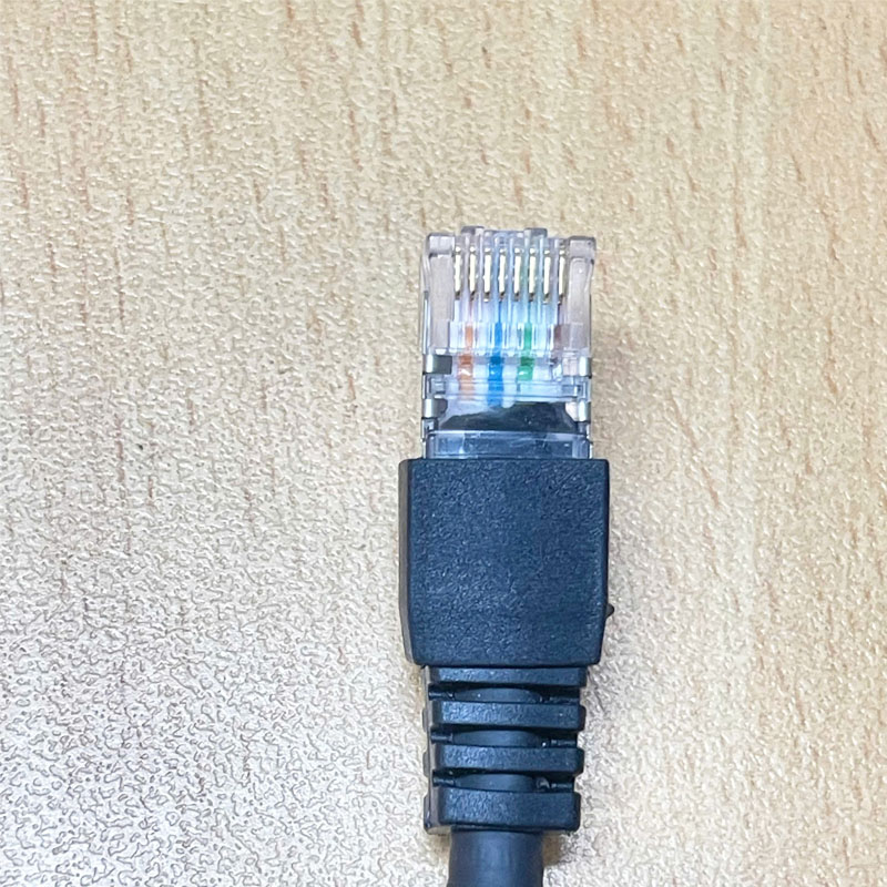 Cáp Điều Khiển DK-G-XC-M12EN-M8SR-5M-R Dài 5M Cable M12 X-Coded 8 Pin Male to RJ45For Cognex Industrial Camera High Flex, Keyence SR-750 SR-650 Code Reader Original Networking Cable
