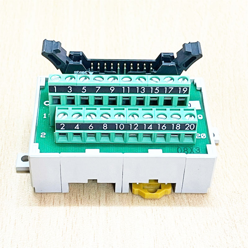 Cầu Đấu OMRON XW2B-20G4 IDC Connector 20 Pin Male Pitch 2.54mm Interface Terminal Block
