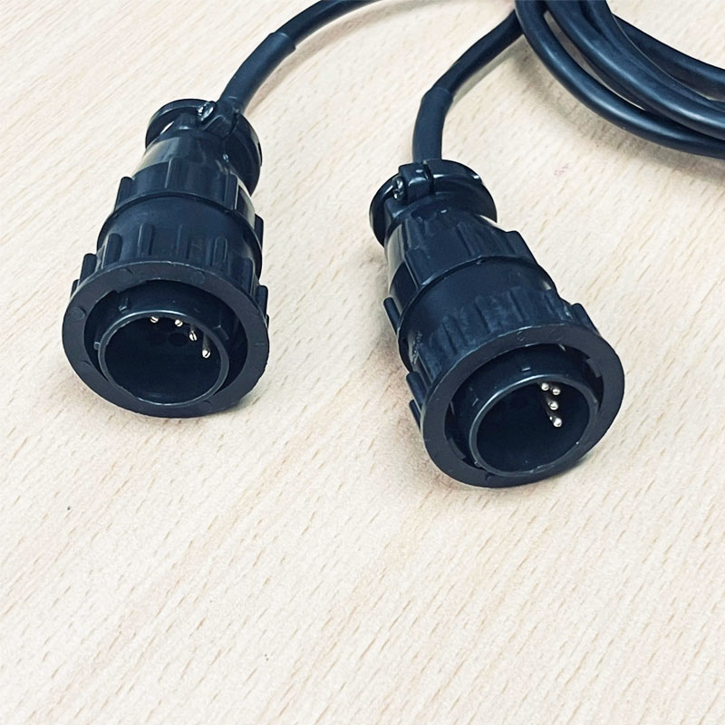 Dây Cáp Tín Hiệu SMEMA Male to Male S-Code 4 Pin Dài 2M Signal Cable For Connecting The Samsung Hanwha Patching Machine Docking Station.
