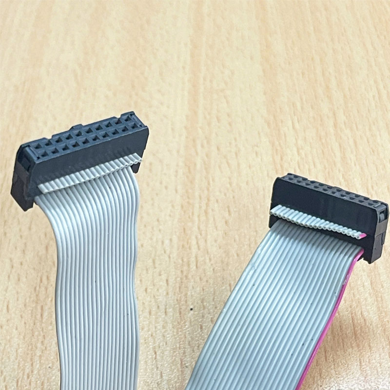 Cáp Điều Khiển Flat Ribbon Cable IDC 40 Pin 2.54mm to Y Splitter 2 IDC Flat Ribbon 20 Pin Length 0.3M