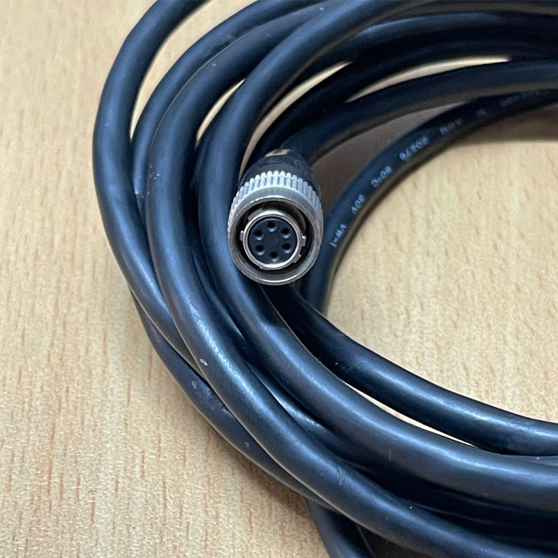 Cáp MV-ACP-H6P-Open-ST-3M Dài 3M Power/IO Cable Hirose 6 Pin Female HR10A-7P-6S(73) to 6 Core Open End For Basler Sony Hikrobot Industrial Camera Power Trigger IO Signal Cable 6 Pin Hirose