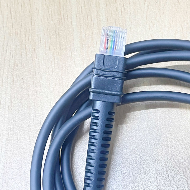 Bộ Cáp Và Sạc Máy Quét Mã Vạch Cổng RS232 CBA-R01-S07PAR-Z Cable For Zebra DS3678 3608 Barcode Scanner