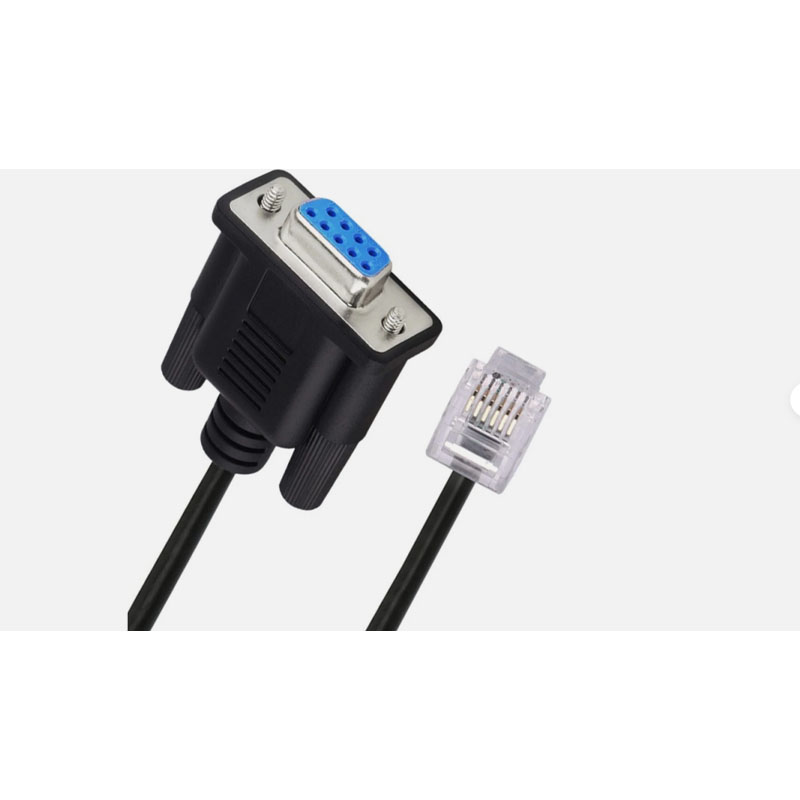 Cáp Lập Trình RJ12 6P6C to RS232 DB9 Female Dài 2M PLC Programming Cable Data Download For Keyence KV Series KV-5500 5000 3000