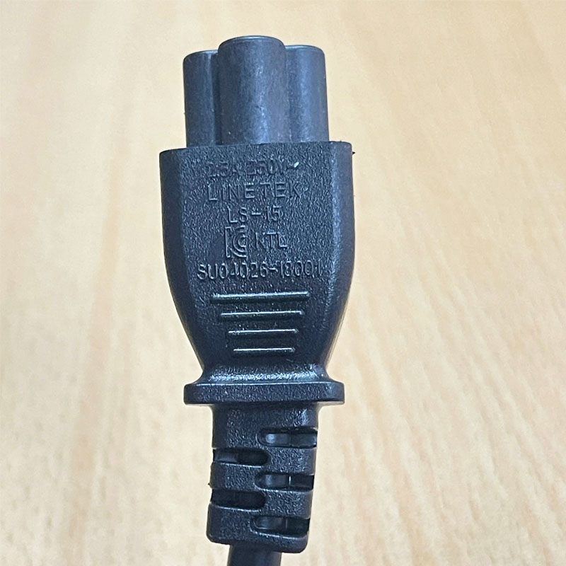 Dây Nguồn UK BS1363/A LINETEK LP-61L LS-15 to IEC 320 C5 5A/2.5A 250V Tiết Diện Dây 3Gx0.75mm² Dài 1M