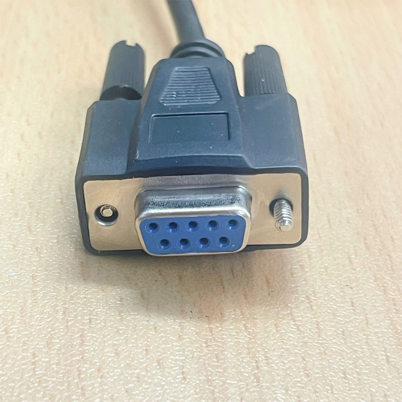Cáp Lập Trình PLC LS XBM-DR16S Electric XGB Series Programming Cable PMC-310S PC to PLC RS232C 6 Pin Mini DIN Male to DB9 Female Black Length 1.8M