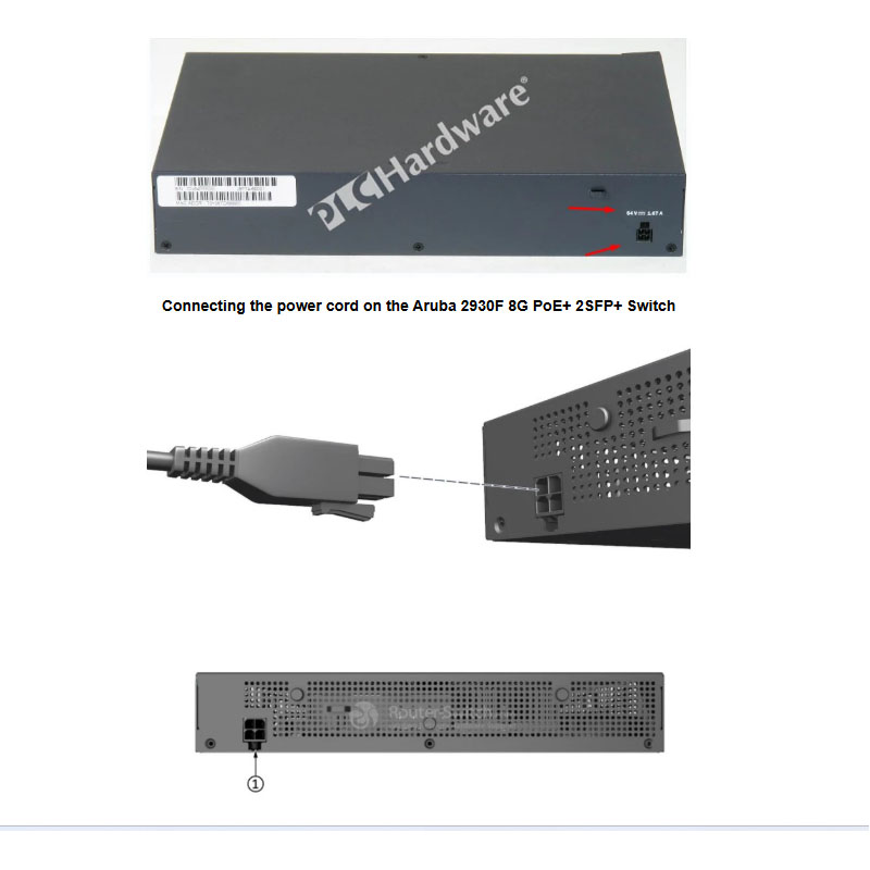 Adapter NETGEAR 54V 3.7A 199.8W ADS-200NLB-54-1 540200E  Connector Size Molex 4 Pin For ARUBA 2530F-8POE, 2930F 8G PoE+ 2SFP+ Switch