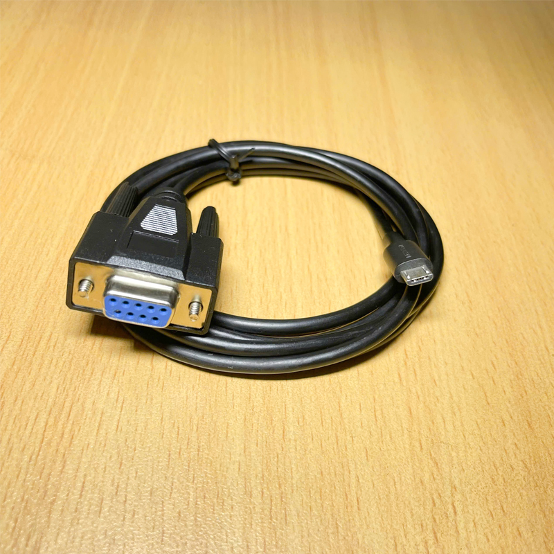 Cáp console Micro USB sang  Serial RS232 DB9 Female - Cable Black For HPE Aruba Networks Access Point