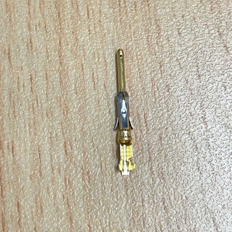 Chân pin kết nối 3-66104-0 Male Terminal Socket Contact 24 – 20 AWG 2 – 6 mm² Wire Locking Spring Contact Retention Discrete Wire Crimp Brass For Smema Connector 206044-1