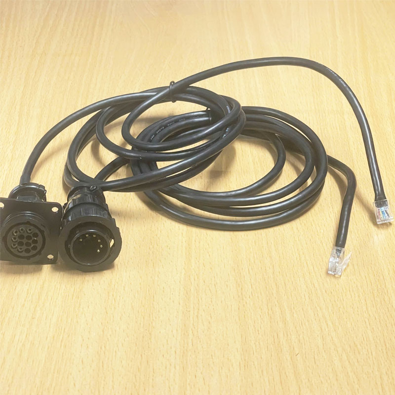Bộ Cáp Chuyển Đổi SMEMA Connector Cable Male And Female to RJ12 6P6C Male Dongle Dài 1.8M For Băng Tải Tự Động, Máy In Kem Hàn, Máy Gắp Linh Kiện, Lò Reflow, Máy AOI,SPI.